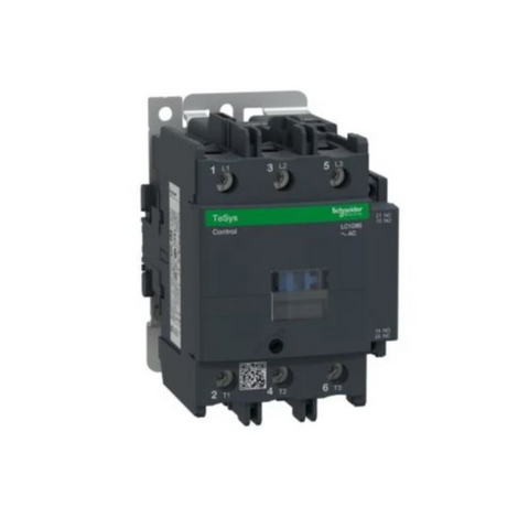 Schneider Electric TeSys D Contactor 3P(3 NO) AC-3 <= 440V 80A 415V AC 50/60Hz Coil LC1D80N7 Schneider Electric TeSys D Contactor 3P(3 NO) AC-3 <= 440V 80A 415V AC 50/60Hz Coil LC1D80N7