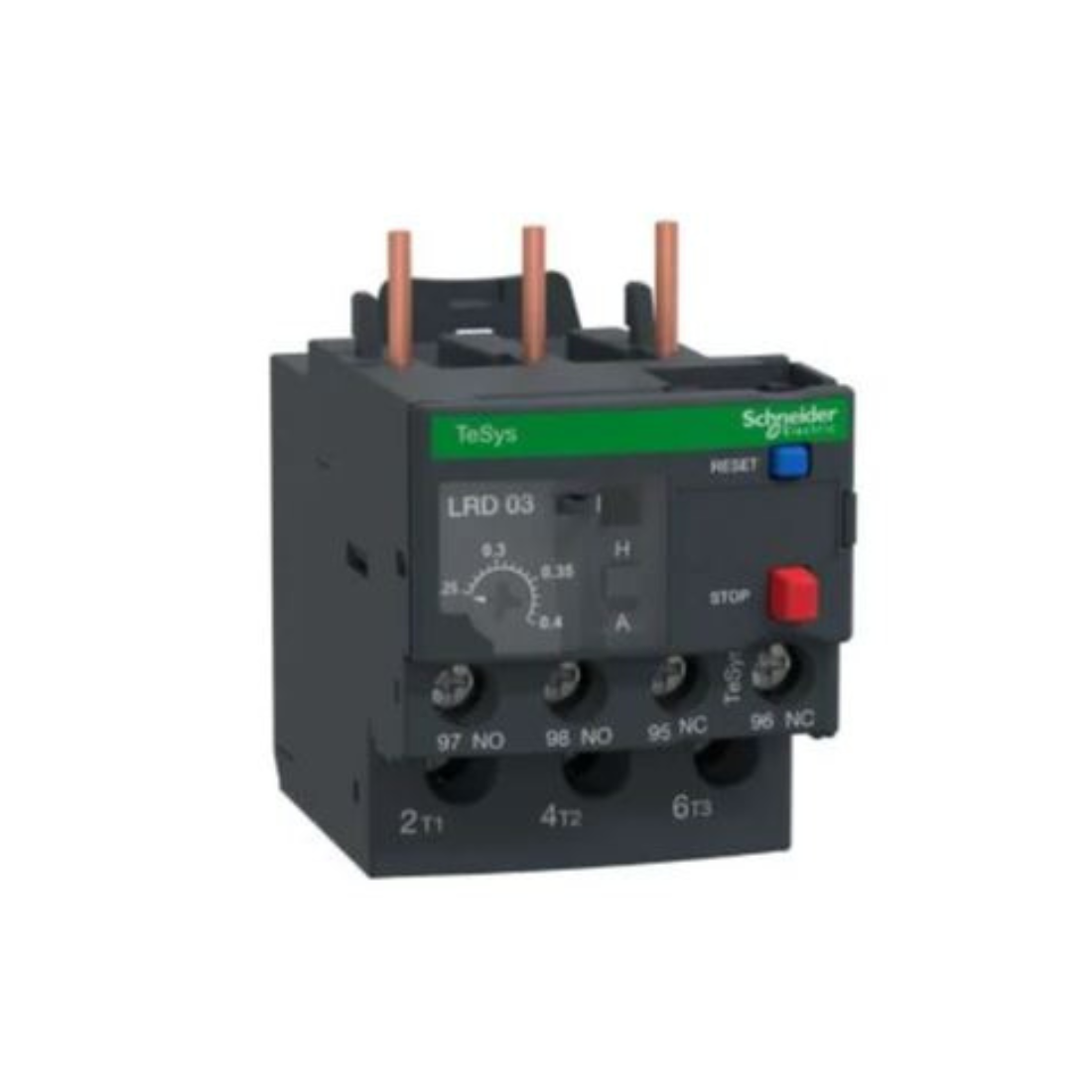 Schneider Electric TeSys LRD Thermal Overload Relays 0.25-0.4A Class 10A LRD03 Schneider Electric TeSys LRD Thermal Overload Relays 0.25-0.4A Class 10A LRD03