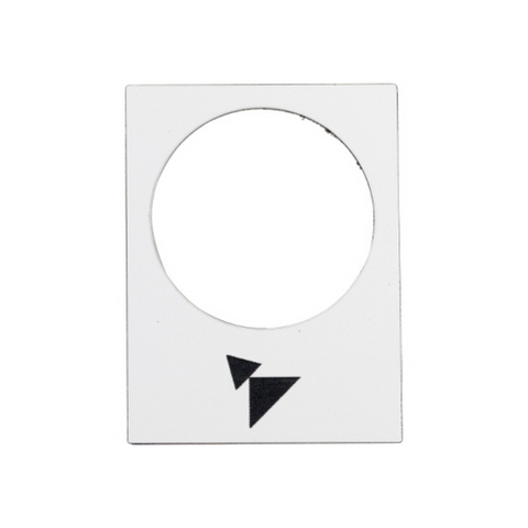 Schneider Electric Marked Legend 30 X 40mm White Forward Slow-Fast ZB2BY4915 Schneider Electric Marked Legend 30 X 40mm White Forward Slow-Fast ZB2BY4915