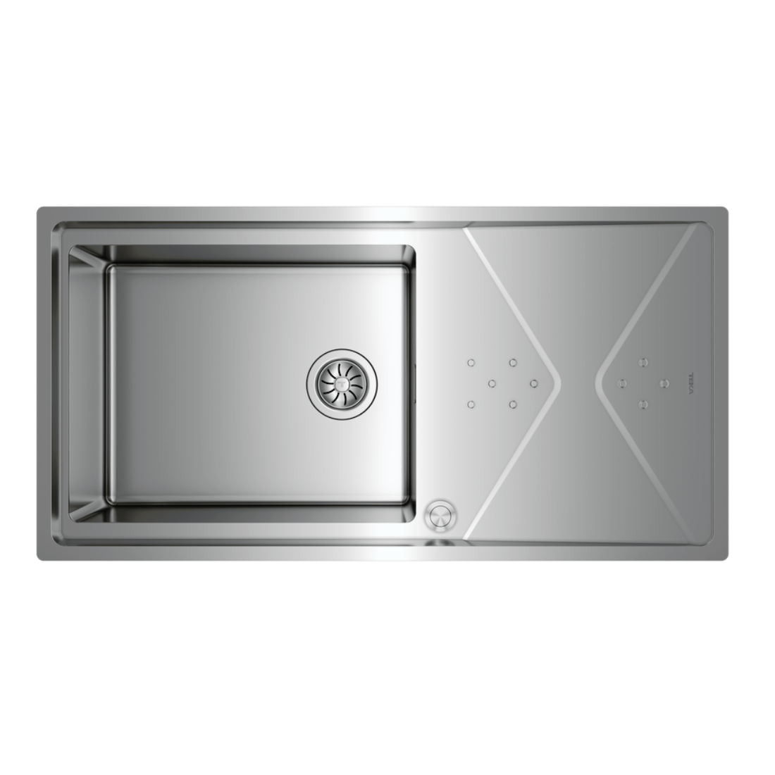 Teka 2-In-1 Installation Stainless Steel Sink Brooklyn 60 M-XP 1B 1D PLUS Teka 2-In-1 Installation Stainless Steel Sink Brooklyn 60 M-XP 1B 1D PLUS
