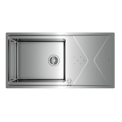 Teka 2-In-1 Installation Stainless Steel Sink Brooklyn 60 M-XP 1B 1D PLUS Teka 2-In-1 Installation Stainless Steel Sink Brooklyn 60 M-XP 1B 1D PLUS