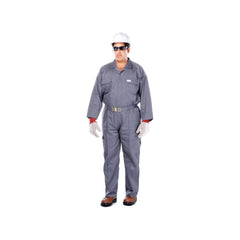 Vaultex 1GRV 100% Twill Coverall - Grey - Slide 1