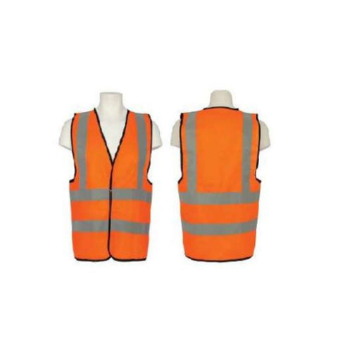 Vaultex GJL Reflective Fabric Vest - 113 GSM, Orange Vaultex GJL Reflective Fabric Vest - 113 GSM, Orange