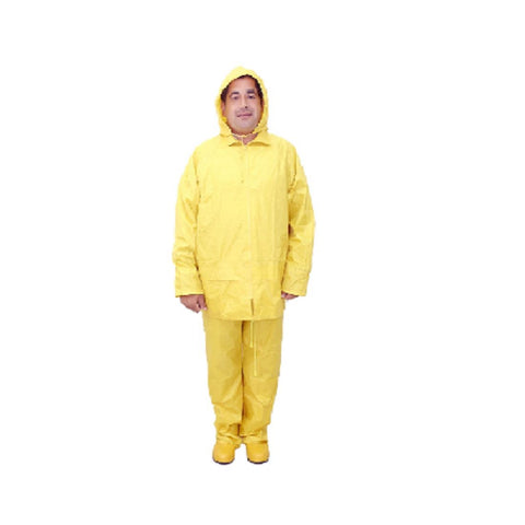 Vaultex HQC PVC/Polyester Rain Suit - Yellow Vaultex HQC PVC/Polyester Rain Suit - Yellow