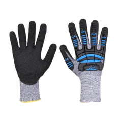 Vaultex IMP Nitrile Foam Coated Mechanical Gloves - Grey - Slide 1
