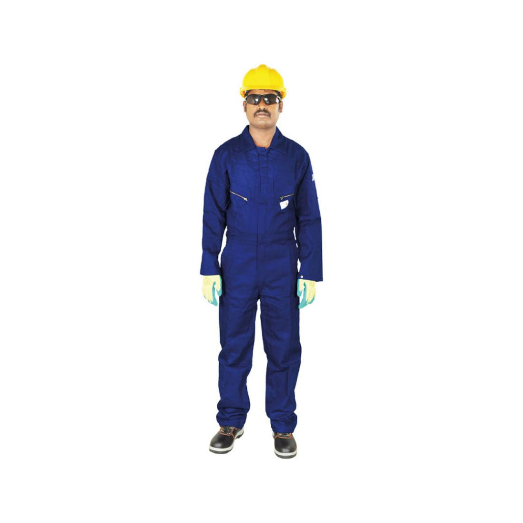 Vaultex LBFRN 100% Cotton Fire Retardant Coverall Navy Blue