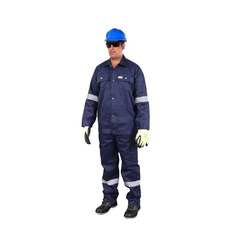 Vaultex LDC 100% Twill Pant & Shirt With Reflective - Navy Blue Vaultex LDC 100% Twill Pant & Shirt With Reflective - Navy Blue