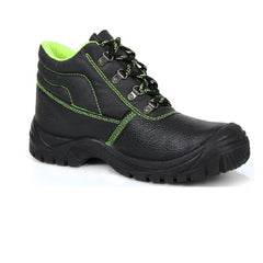 Vaultex LEO SBP Leather High Ankle Safety Shoes - Black - Slide 1