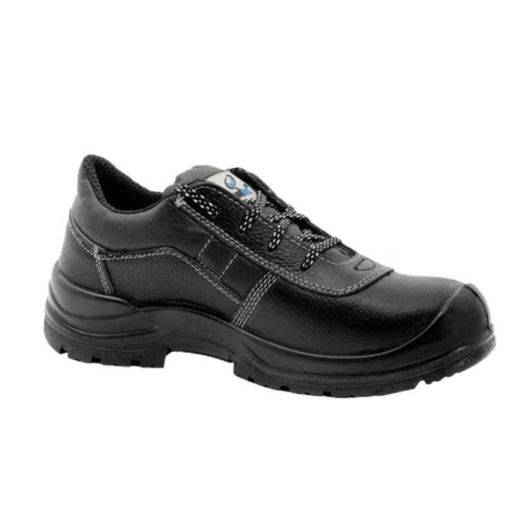 Vaultex NMS S3 Low Ankle Non Metal Leather Safety Shoes - Black