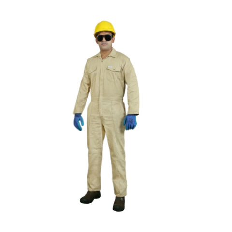 Vaultex TVU 100% Cotton Coverall - Beige Vaultex TVU 100% Cotton Coverall - Beige