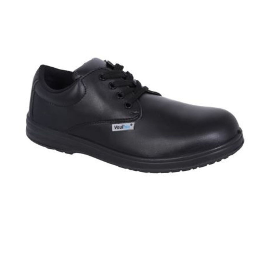 Vaultex VI8 S3 Low Ankle Leather Safety Shoes - Black