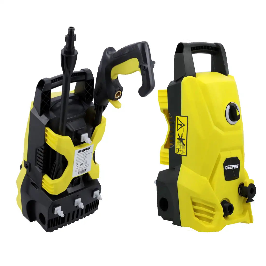 Geepas GCW19028 High Pressure Washer With 5M Hose,1500W - Yellow Geepas GCW19028 High Pressure Washer With 5M Hose,1500W - Yellow