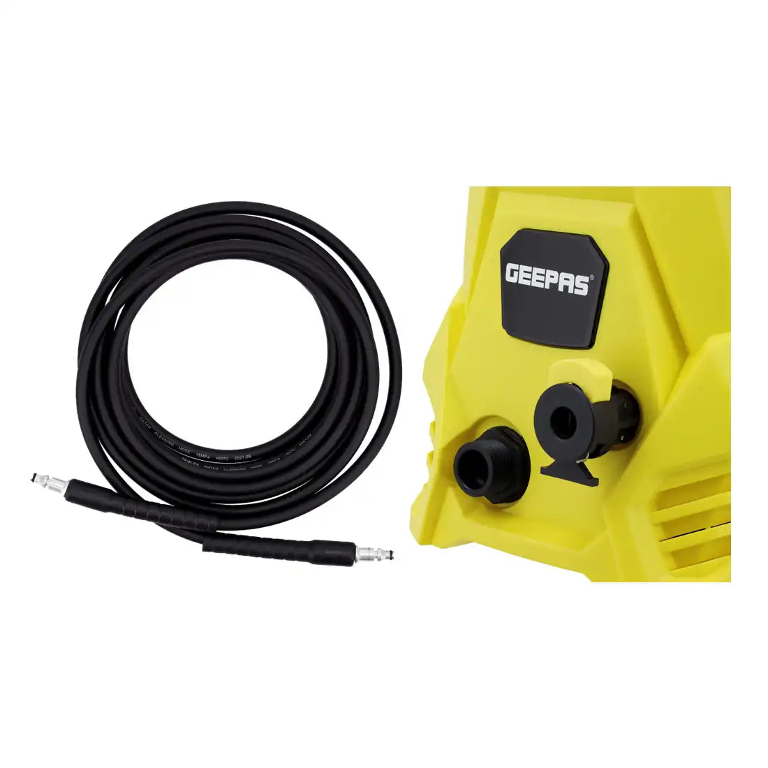 Geepas GCW19028 High Pressure Washer With 5M Hose,1500W - Yellow Geepas GCW19028 High Pressure Washer With 5M Hose,1500W - Yellow