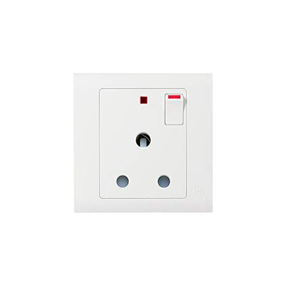 MK Essentials MV2893WHI 15A 1G DP Switch Socket - White MK Essentials MV2893WHI 15A 1G DP Switch Socket - White