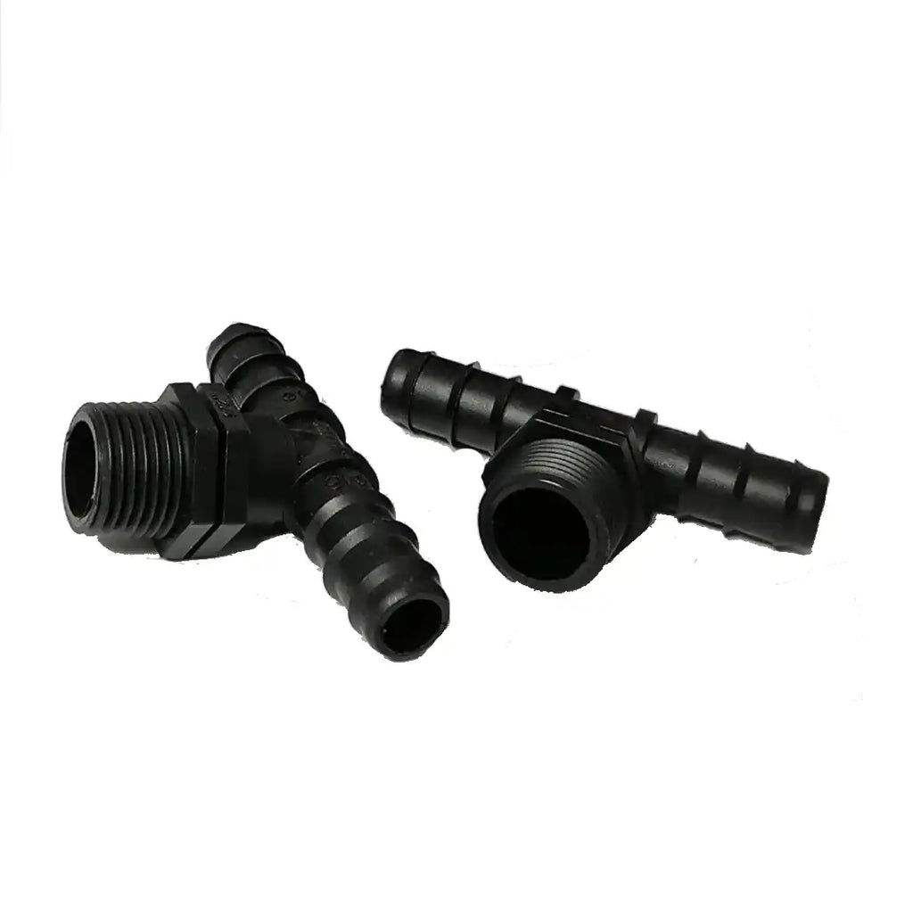 PVC Drip Irrigation Male Tee Connector 1/2x13mm, 50 pcs in Dubai UAE