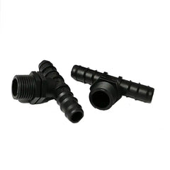 PVC Garden Male Tee Drip Irrigation Connector, UV Resistant 1/2 x13mm, 50 pcs - Slide 1
