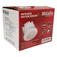 Milano Ceiling PIR Infrared Motion Sensor - White - Slide 4