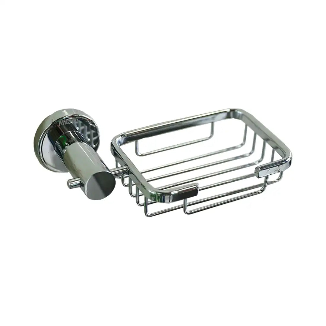 Milano Kika Soap Basket Chrome Finish