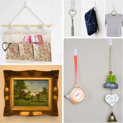 Robustline 50509 Non-Trace Plastic Invisible Nail Wall Hook, 5 pcs - Slide 4