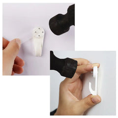 Robustline 50509 Non-Trace Plastic Invisible Nail Wall Hook, 5 pcs - Slide 2