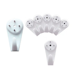 Robustline 50509 Non-Trace Plastic Invisible Nail Wall Hook, 5 pcs - Slide 1