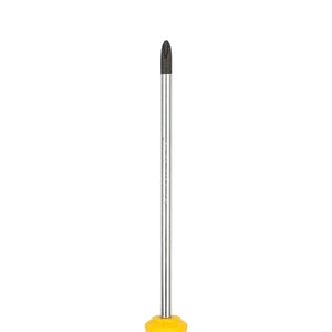 Stanley STMT60811-8 Phillips Screwdriver with Magnetized Tip, Cushion Grip PH2 x 150mm (+) Black & Yellow