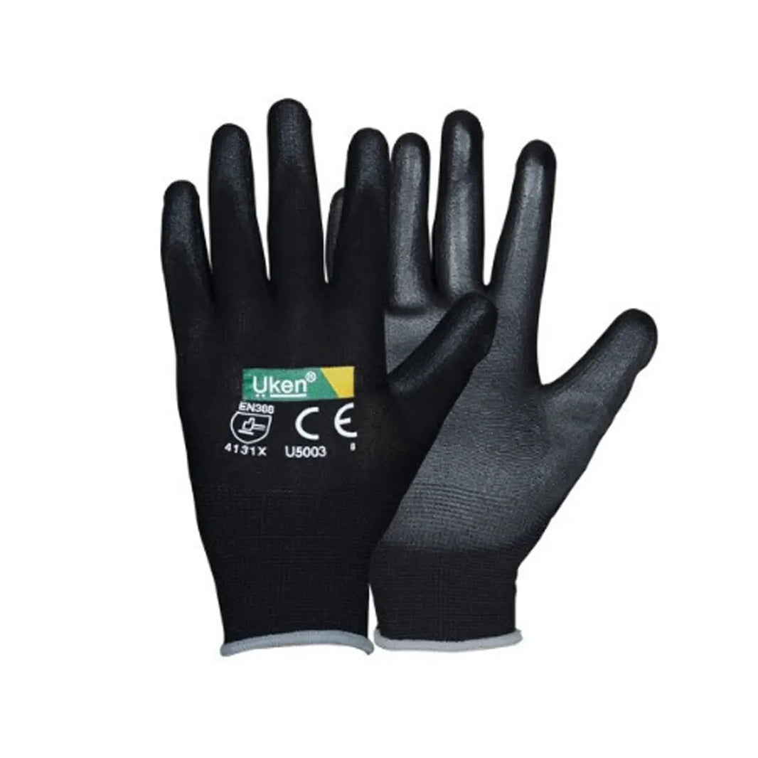 Uken U5003 Black Grip Hand Gloves