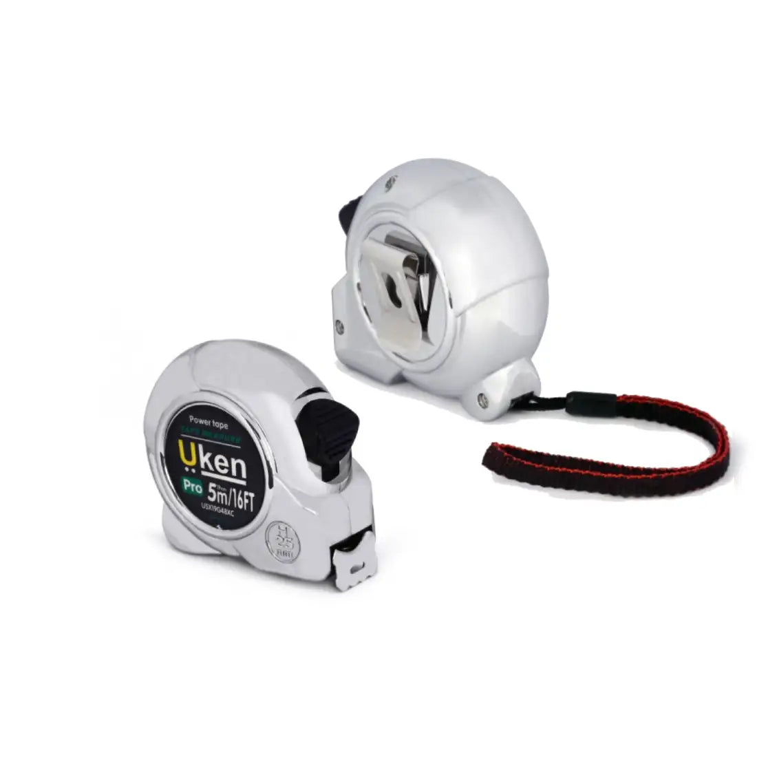 Uken U5X19G48XC Pro Measuring Tape 5m - Chrome Uken U5X19G48XC Pro Measuring Tape 5m - Chrome
