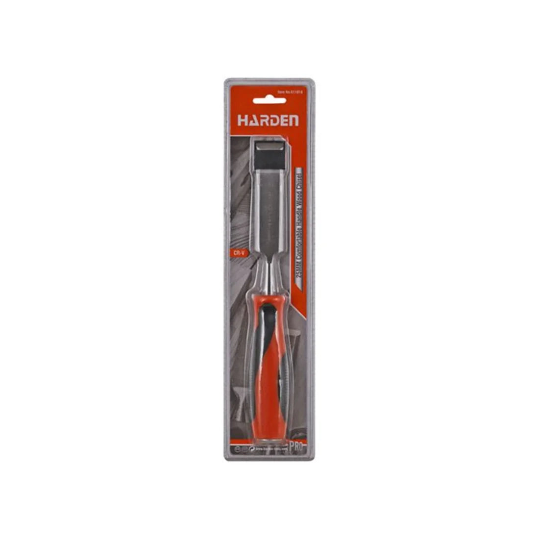 Harden 611018 Comfortable Handle Wood Chisel 25mm - Black/Orange Harden 611018 Comfortable Handle Wood Chisel 25mm - Black/Orange