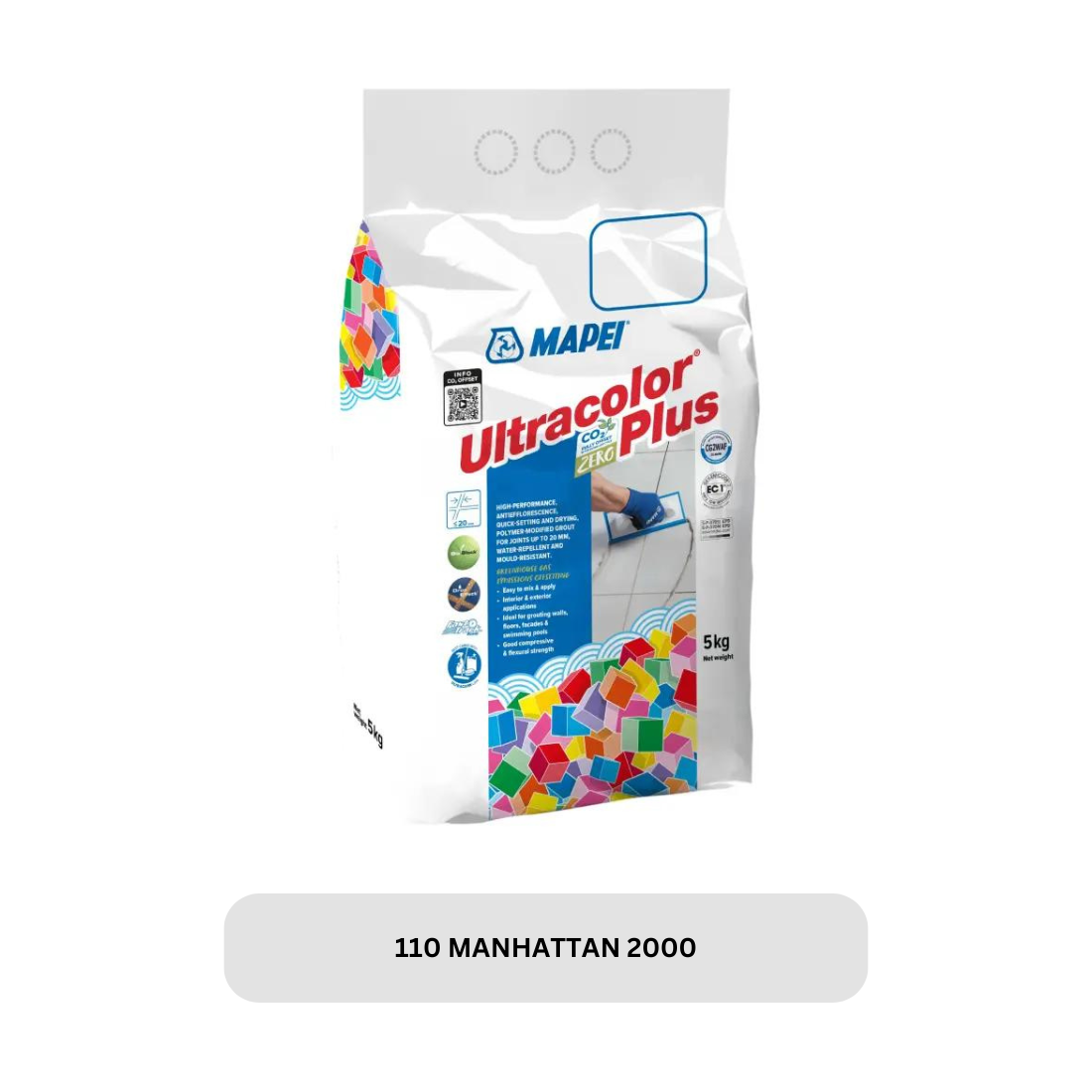 Mapei Ultracolor Plus Tile Grout 5Kg