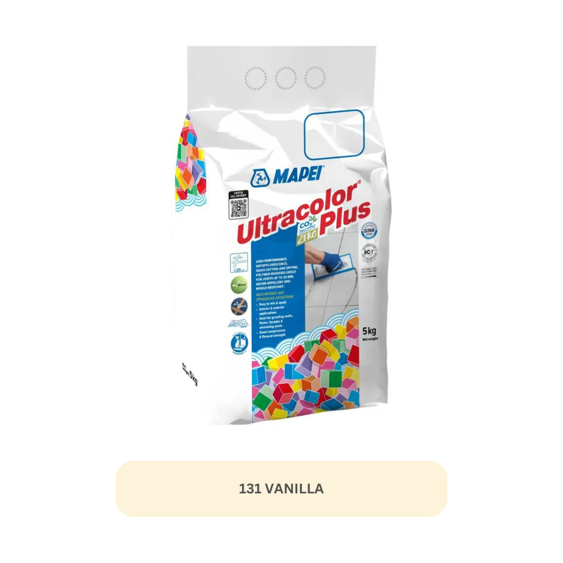 Mapei Ultracolor Plus Tile Grout 5Kg