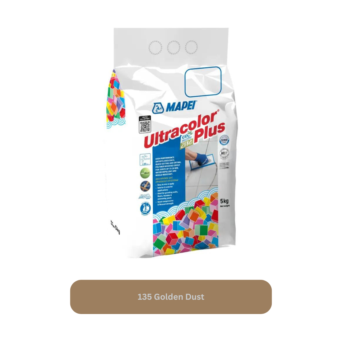 Mapei Ultracolor Plus Tile Grout 5Kg