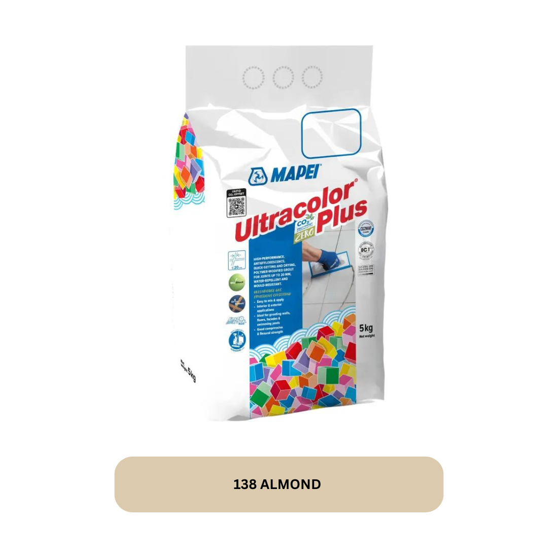 Mapei Ultracolor Plus Tile Grout 5Kg