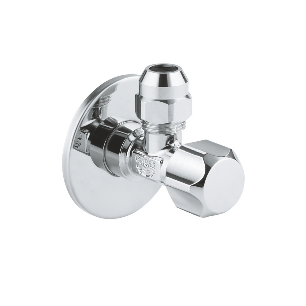 GROHE 22018000 Angle Valve 1/2 x 3/8 Inch - Chrome