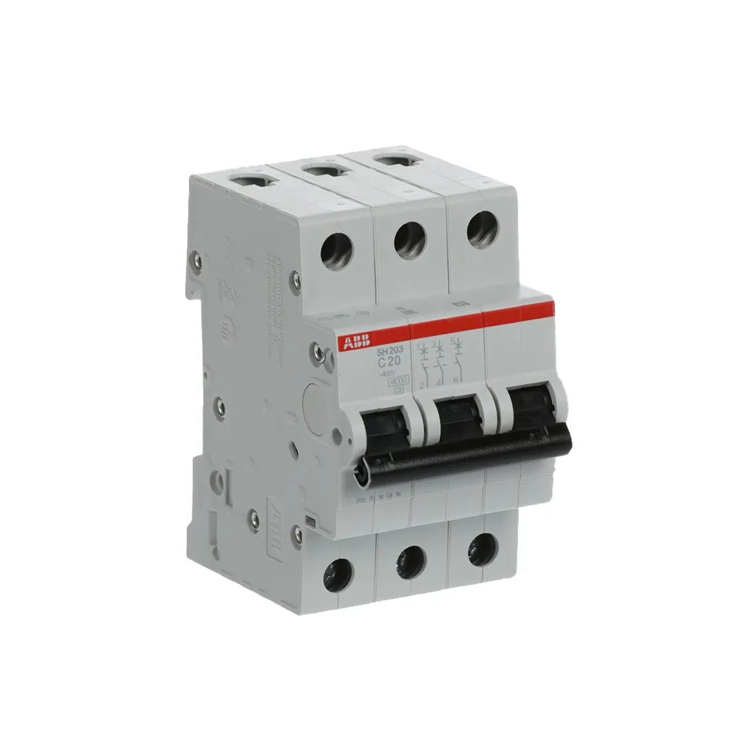 ABB Miniature Circuit Breaker 2CDS213001R0204 20A 3P Curve C SH203-C20