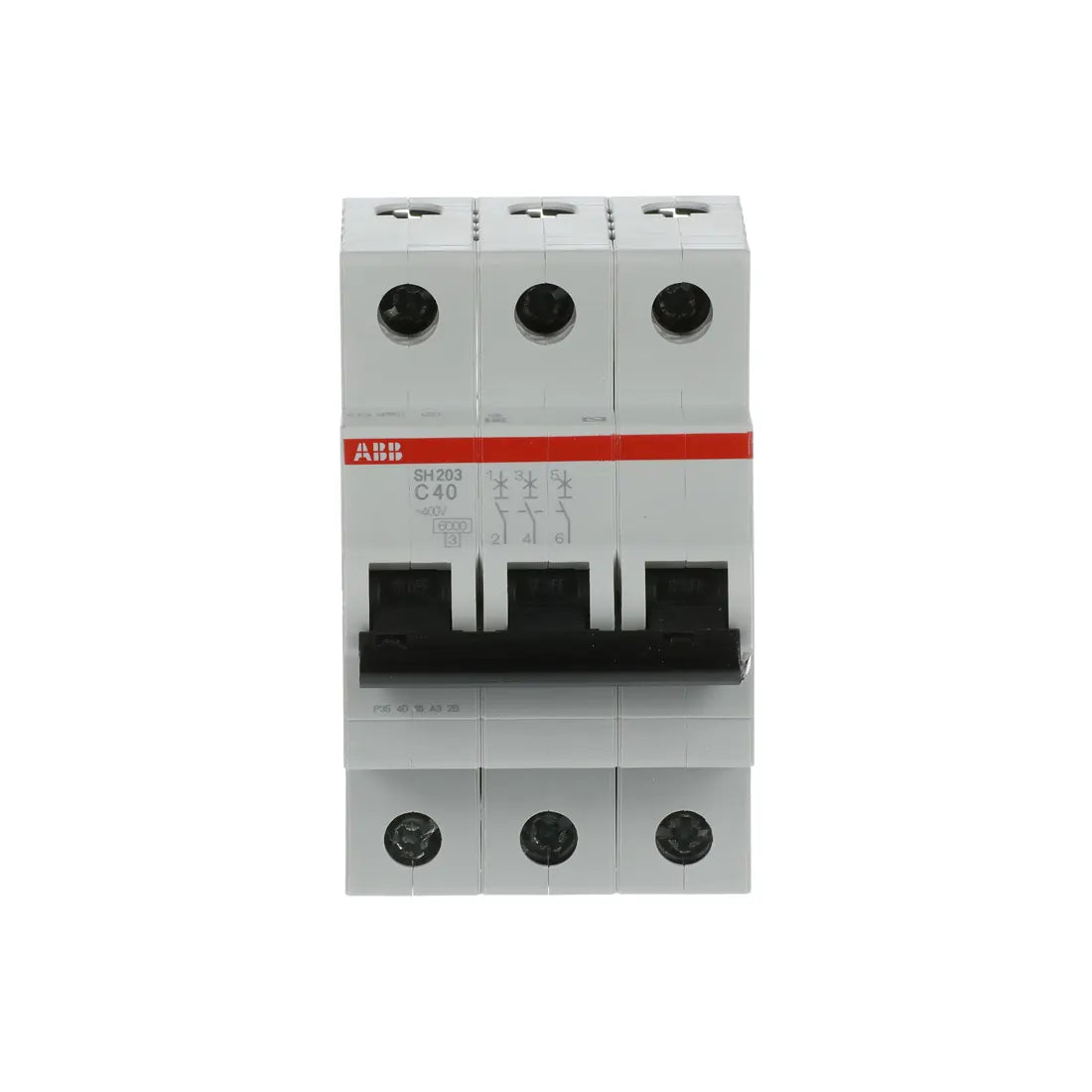 ABB Miniature Circuit Breaker 2CDS213001R0404 40A 3P Curve C SH203-C40