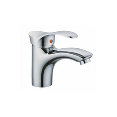 Adix RUBY-1101 Washbasin Mixer with Pop Up and Flexible Hose - Chrome - Slide 1