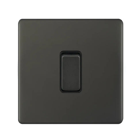 Admore AU302 10A 1G 2Way Switch, Metal Series - Umber
