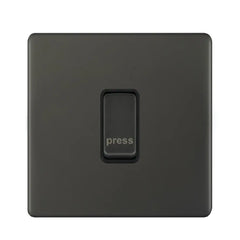 Admore AU317 10A 1G Bell Push, Metal Series - Umber - Slide 1