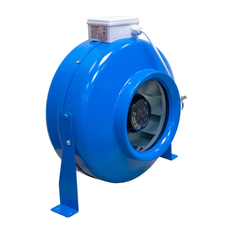 Admore Metal Centrifugal Inline Fan 10 Inch 155W A-ID10 - Blue