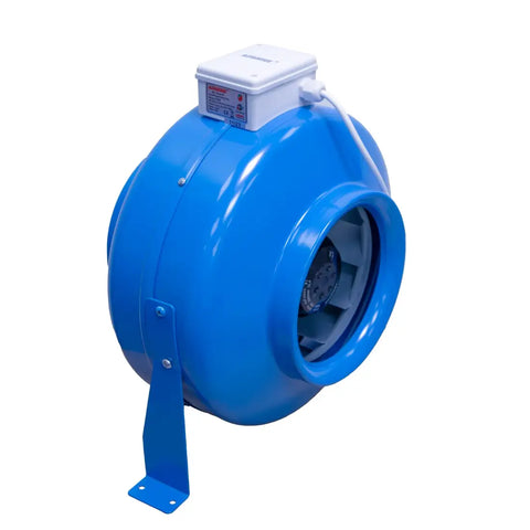 Admore Metal Centrifugal Inline Fan 8 Inch 140W A-ID8 - Blue