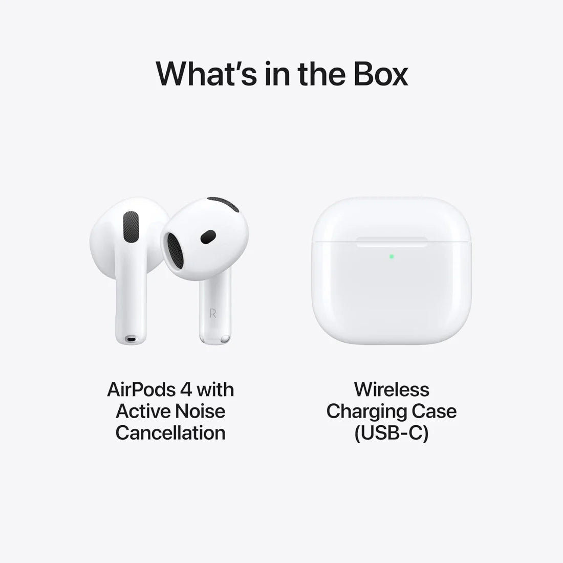 Apple AirPods 4 with Active Noise Cancellation Wireless Earphones
