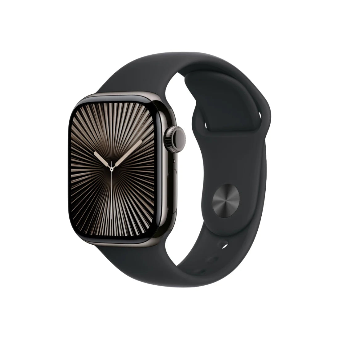 Apple Watch Series 10 GPS+Cellular 46mm Titanium Case with Sport Band S/M