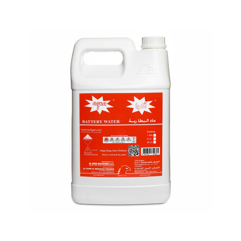 Aqua Deionized Battery Water - 1 Gallon