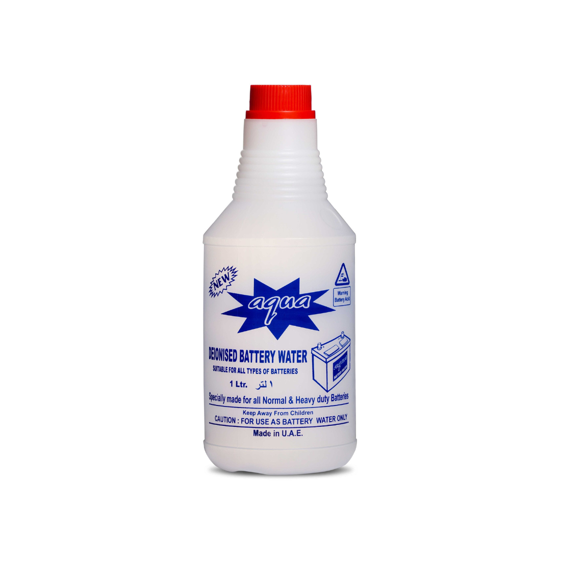 Aqua Deionized Battery Water - 1 Ltr