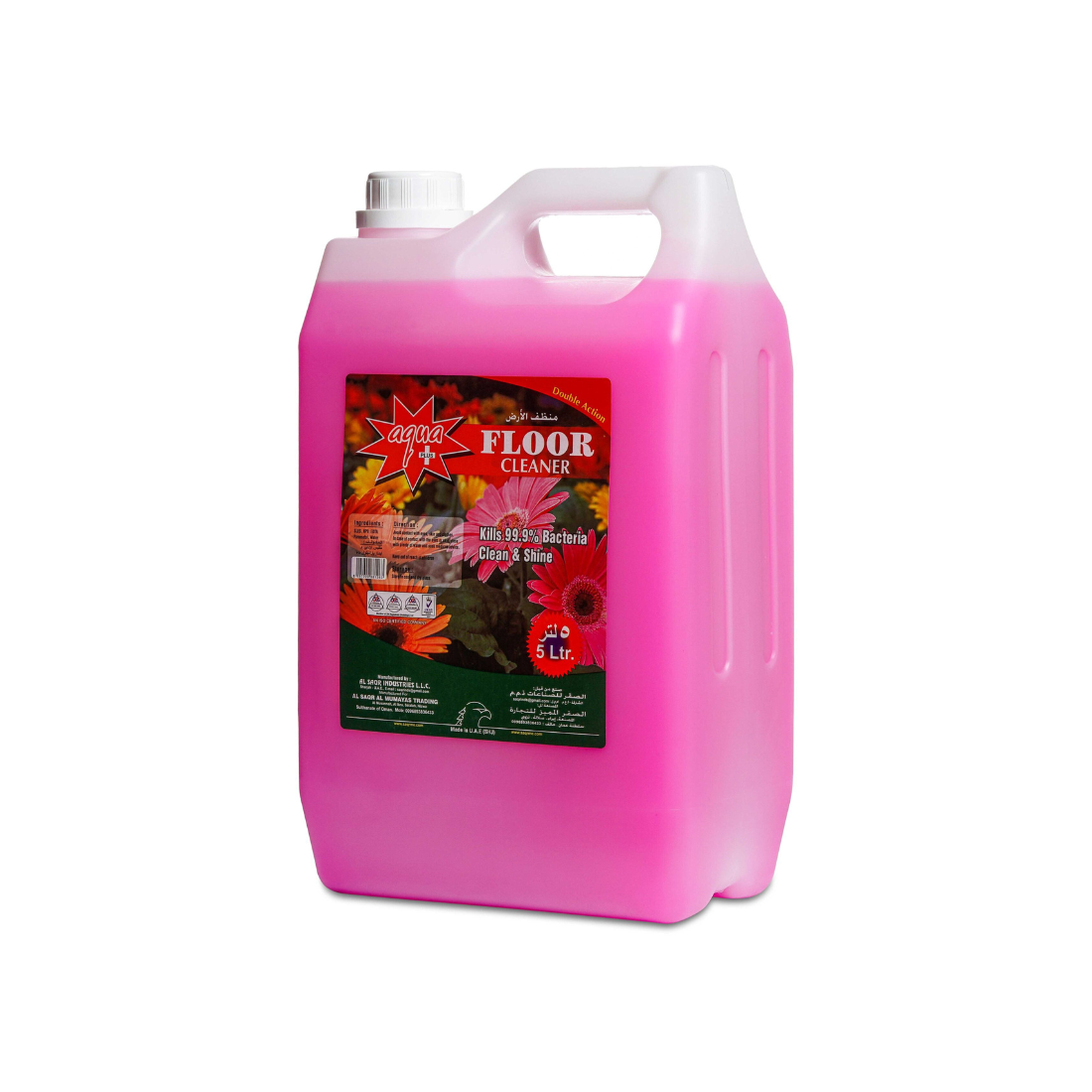Aqua Plus Floor Cleaner Liquid, Rose - 5L