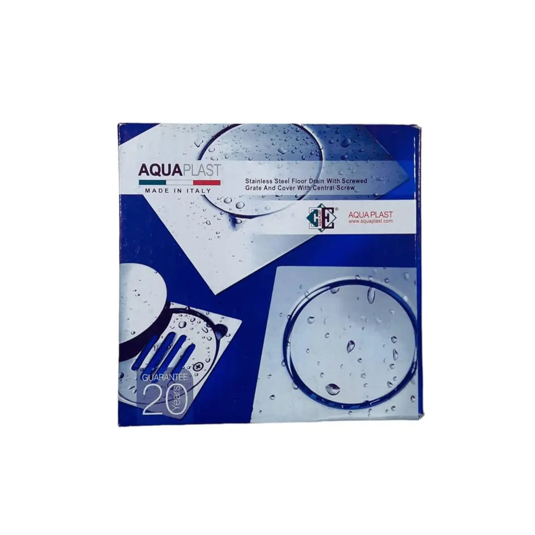 Aquaplast Floor Drain Stainless Steel 10 x 10cm