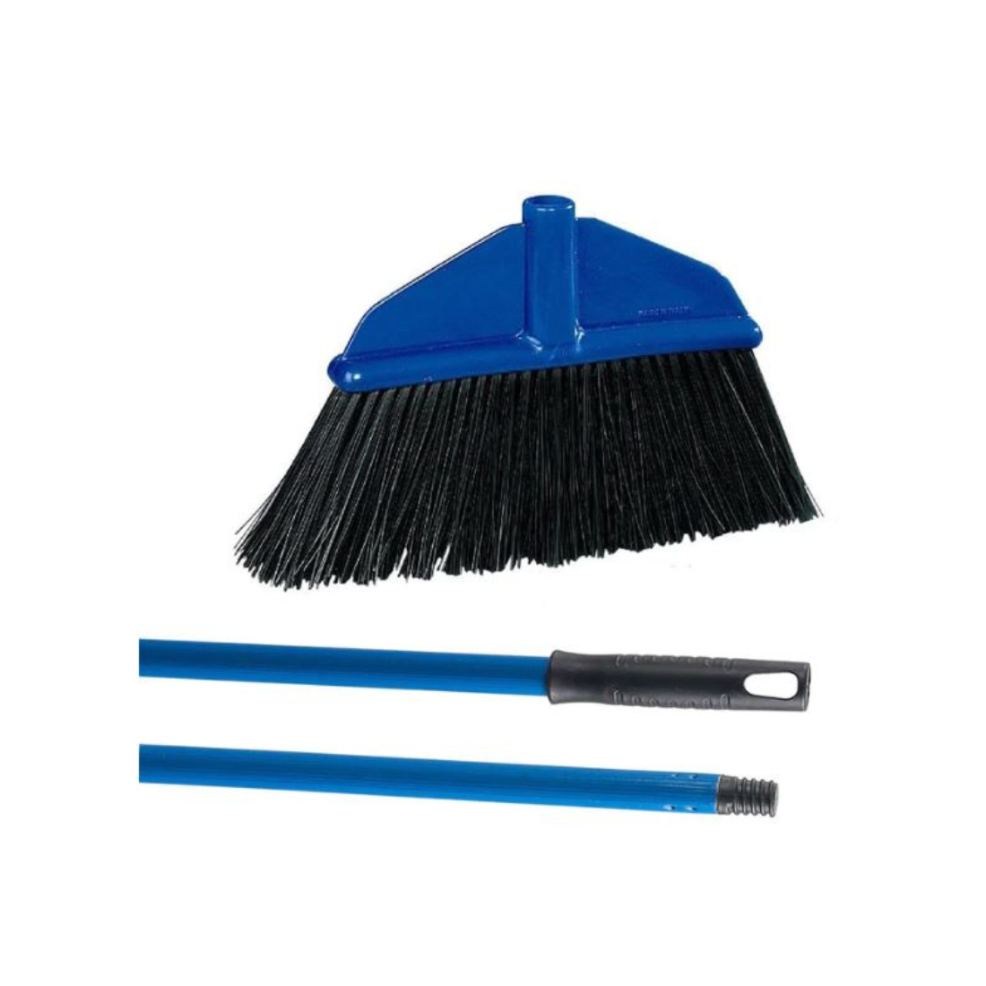 Aricasa AR115+MH Moquette Broom With Metal Handle - Blue