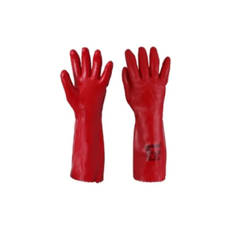 Armstrong PVC Gloves KLJ - Red