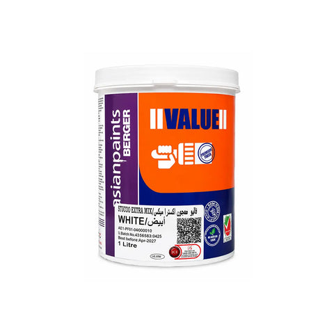 Asian Paints Berger Value Stucco Extra Mix - White
